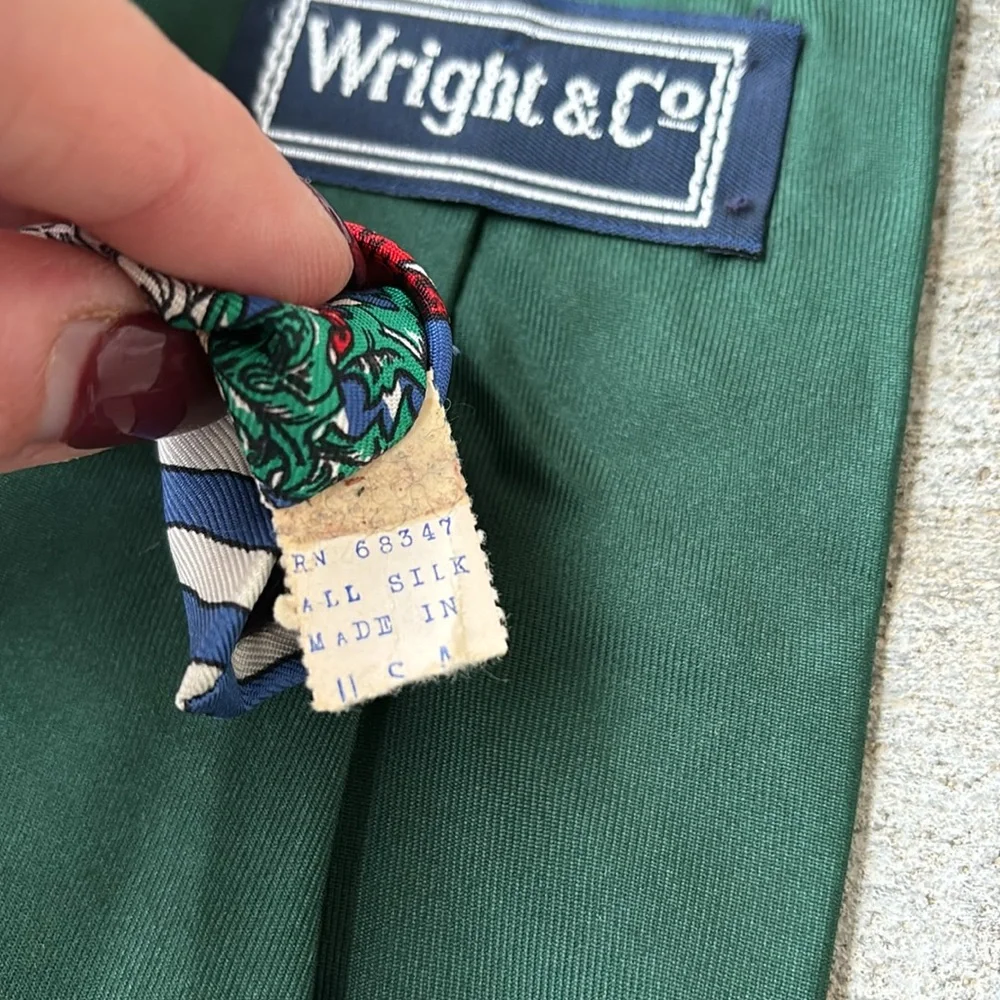 Wright and Co., Silk Santa Tie